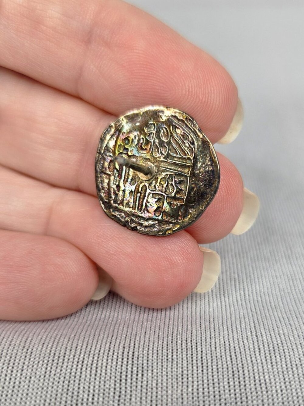 Vintage Atocha Shipwreck Silver Tie Tack | Mel Fisher Treasure Salvors COA - Picture 2 of 16